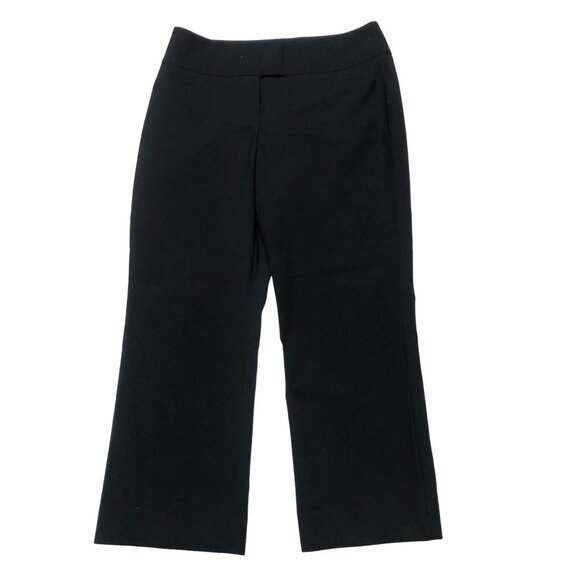 The Limited Capri Ankle Pants Womens Size 4 Black Stretch Flat Front - Picture 2 of 7